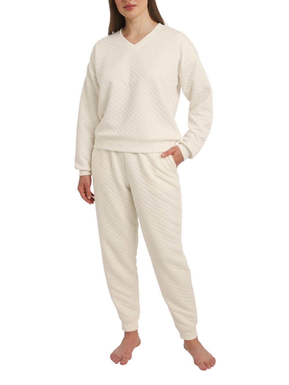 Lands' End Women's Quilted 2-piece Lounge Set XXL NWT